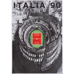 Citta' Di Castello 1915 - Nizza 1995 / Mondiali di calcio Italia '90, Roma by Alberto Burri, Manifesto, offered Oct 2026