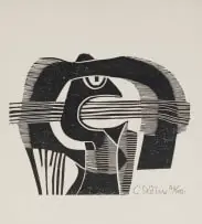 Abstract Composition by Cecil Skotnes, sold Oct 2026