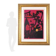 Mannequin Parade in Istanbul by Joan Miró, Lithograph in colors, sold Oct 2026
