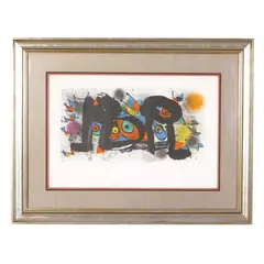 Sculptures I by Joan Miró, Lithograph in colors, sold Oct 2026