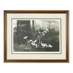 Dogwood by Andrew Wyeth, Collotype in colors, sold Oct 2026