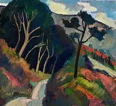 Wicklow Landscape by Peter Collis, oil on canvas laid on board, sold Oct 2026