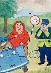 Up Against the Law by John Schwatschke, oil on canvas, sold Oct 2026