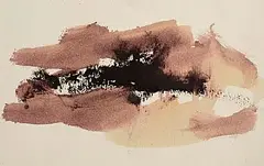 The Dark Path by Gerald Davis, watercolour on paper, sold Oct 2026