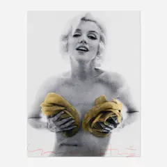 Marilyn Monroe with Yellow Roses (from The Last Sitting) by Bert Stern, gelatin silver print with hand-coloring, sold Oct 2026