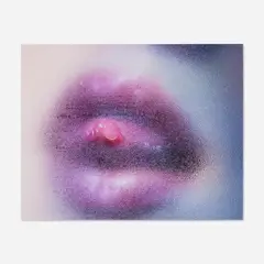 Just the Tip by Marilyn Minter, 2017, C-print, sold Oct 2026
