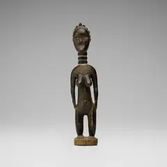 Female figure by Mende, carved wood, sold Oct 2026