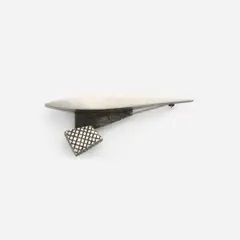 Production Pin #5 by Margaret De Patta, sterling silver, sold Oct 2026