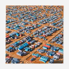 Zaatari II by Dagoberto Rodríguez, 2024, watercolor on paper, sold Oct 2026