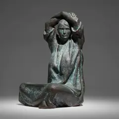 Muchacha by Felipe Castaneda, 1981, patinated bronze, sold Oct 2026