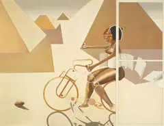 LE SILENCE D'UN PASSE, mai 1971 by Heriberto Cogollo, Huile et feutre sur toile, sold Jan 2013