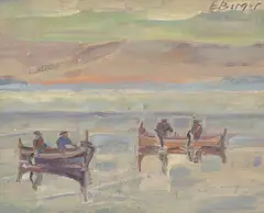 Uten tittel by Einar Berger, Olje på plate, sold Oct 2026
