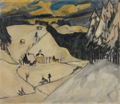 Erich Heckel, Snow Landscape