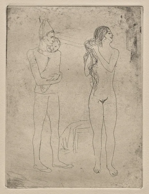 Pablo Picasso, The Mother at Her Toilette