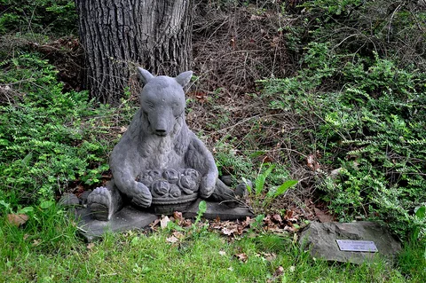 August Gaul, Bear with flower bowl