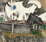 Marc Chagall, The House in Grey