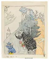 Lyonel Feininger, Geranium (Harlequin and Clown)