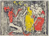 Christian Rohlfs, Death as Juggler (Revolution) (Tod als Jongleur [Revolution])