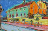 Ernst Ludwig Kirchner, Dance Hall Bellevue [obverse]