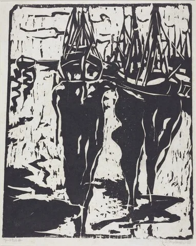 Ernst Ludwig Kirchner, Port Scene (Hafenbild)