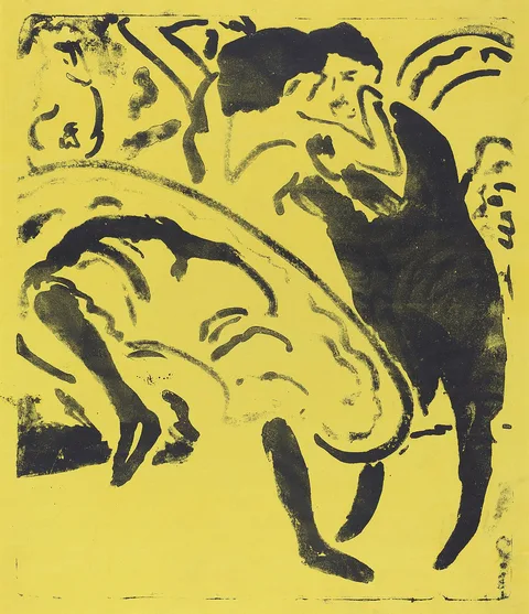 Ernst Ludwig Kirchner, Dancing Couple