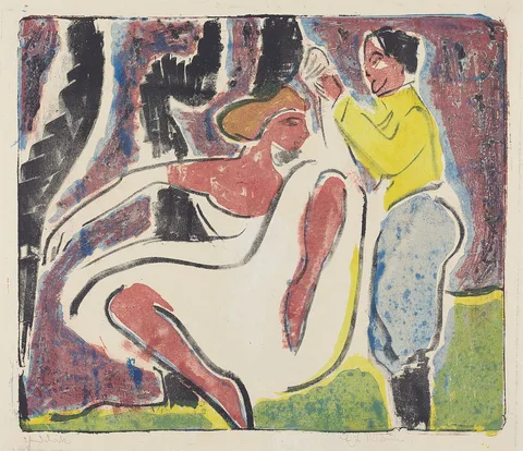 Ernst Ludwig Kirchner, Russian Dancers