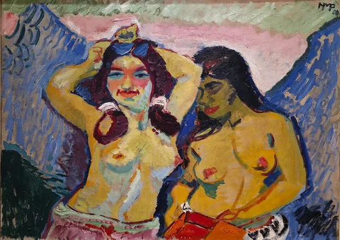 Max Pechstein, Two Girls