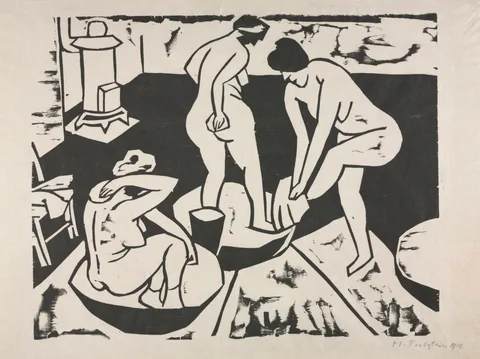 Max Pechstein, Women Bathing
