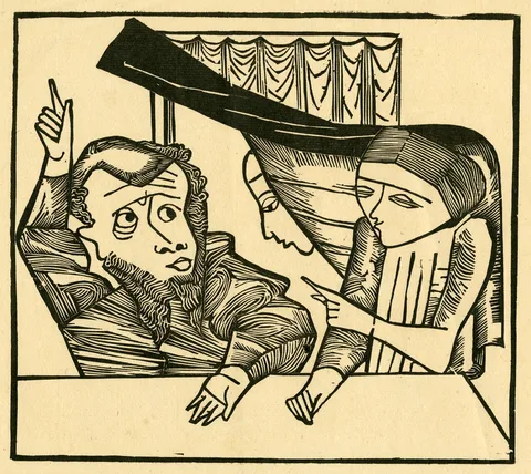 Gerhard Marcks, Petrus und die Magd (Peter and the Maid)