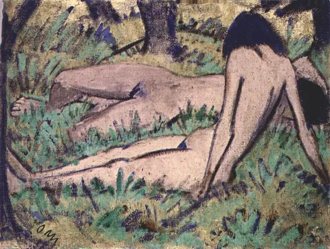 Otto Mueller, Two Girls in the Grass