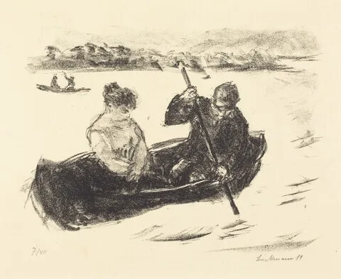 Max Liebermann, Canoeing