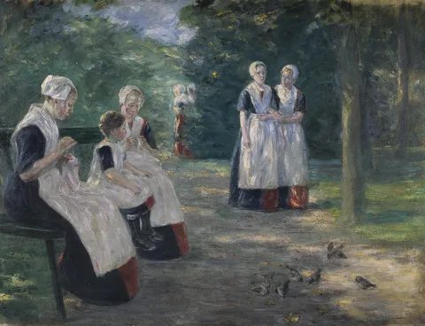 Max Liebermann, The Garden of the Amsterdam Orphanage