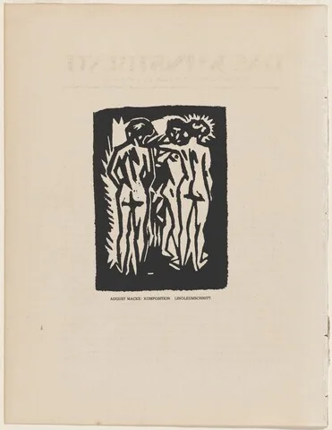 August Macke, Komposition