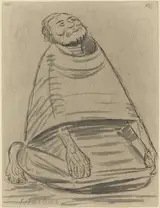 Ernst Barlach, Man Kneeling