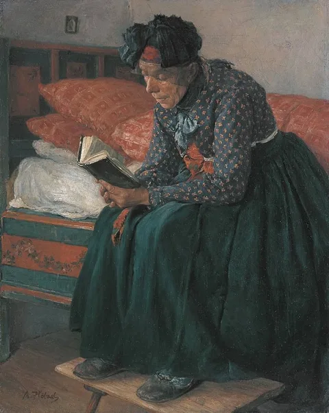 Adolf Hölzel, Domestic Devotions
