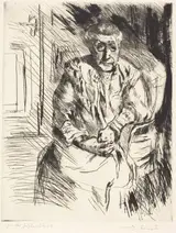 Lovis Corinth, Ma Belle Mere (Mother-in-Law)