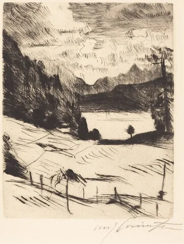 Lovis Corinth, Der Walchensee (The Walchensee)