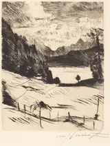 Lovis Corinth, Der Walchensee (The Walchensee)