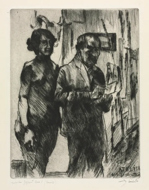 Lovis Corinth, In the Studio