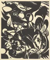 Franz Marc, Creation I from the portfolio "New European Graphics, Portfolio III: German Artists"  [Schöpfungsgeschichte I from the portfolio Neue Europäische Graphik III: Deutsche Künstler]