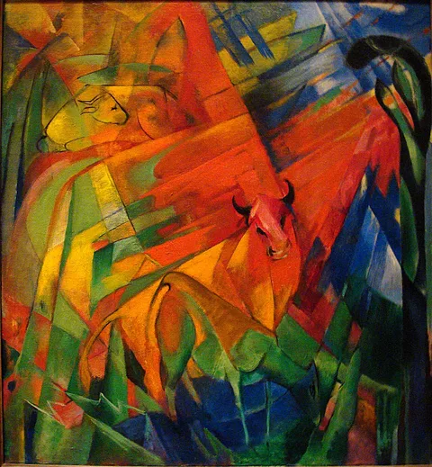 Franz Marc, Animals in a Landscape