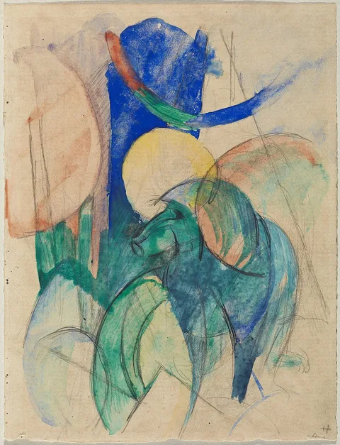 Franz Marc, Mandrill