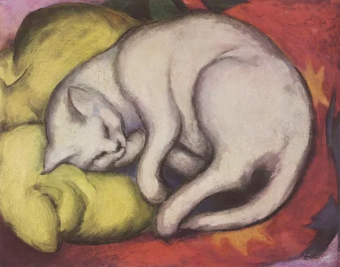 Franz Marc, The White Cat