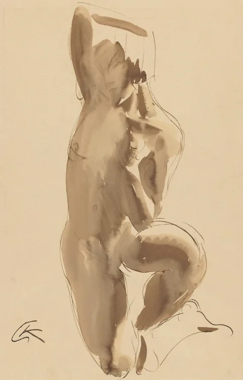 Georg Kolbe, Nude Study