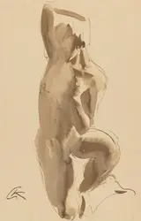 Georg Kolbe, Nude Study