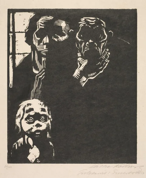 Käthe Kollwitz, Proletariat:  No. 1  Out of Work
