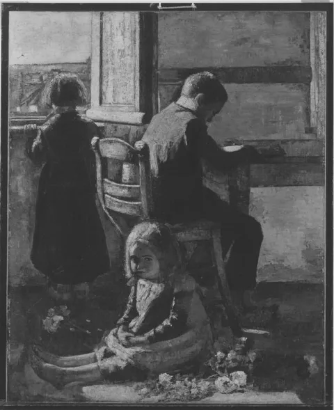 Lesser Ury, Interior with Children (the Silblings)