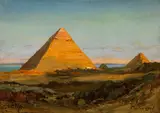Carl Wuttke, The pyramids of Giza