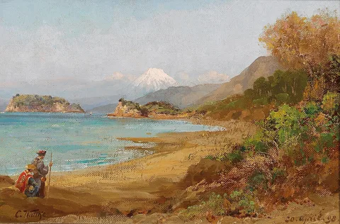 Carl Wuttke, Pilgrim on Route to Mount Fuji