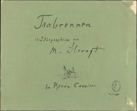 Max Slevogt, Trabrennen